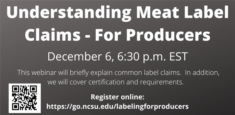 Meat Labeling for Producers